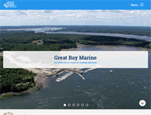 Tablet Screenshot of greatbaymarine.com